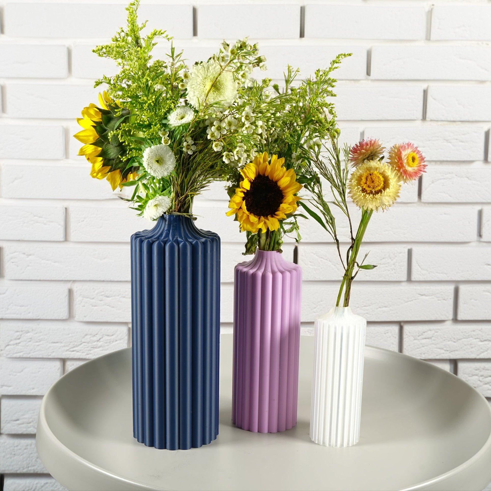 Haute Top Floral Vase – Modern Vase for Flowers, Mother's Day Gift, Ae – Rosebud HomeGoods