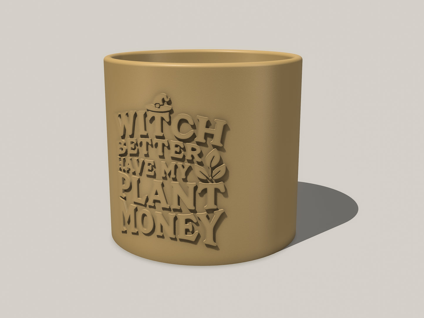 Halloween Edition Plant Pot, “Witch Betta”