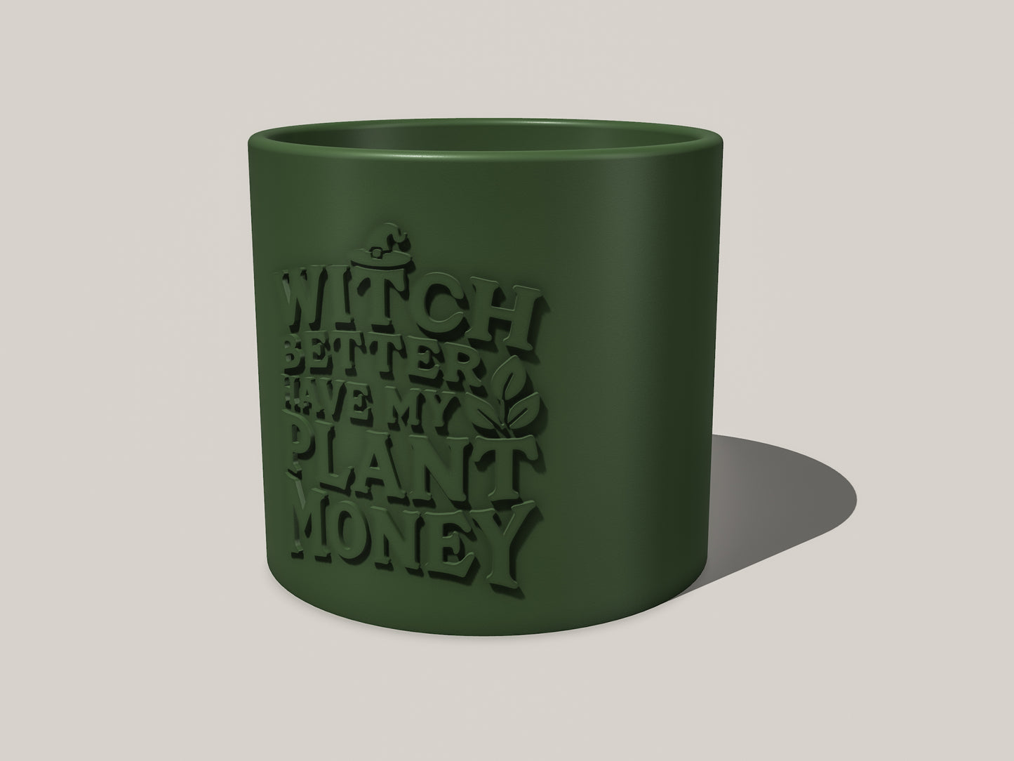 Halloween Edition Plant Pot, “Witch Betta”