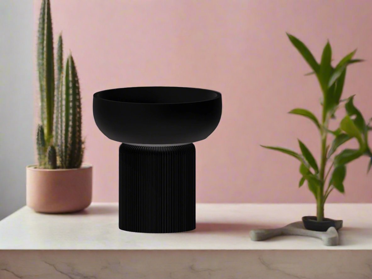 The Pedestal Planter Pot with Stand and Water Drip for Indoor Monstera Plant Pot, Modern Gifts for Plant Lovers, Original Design, 10 Inch