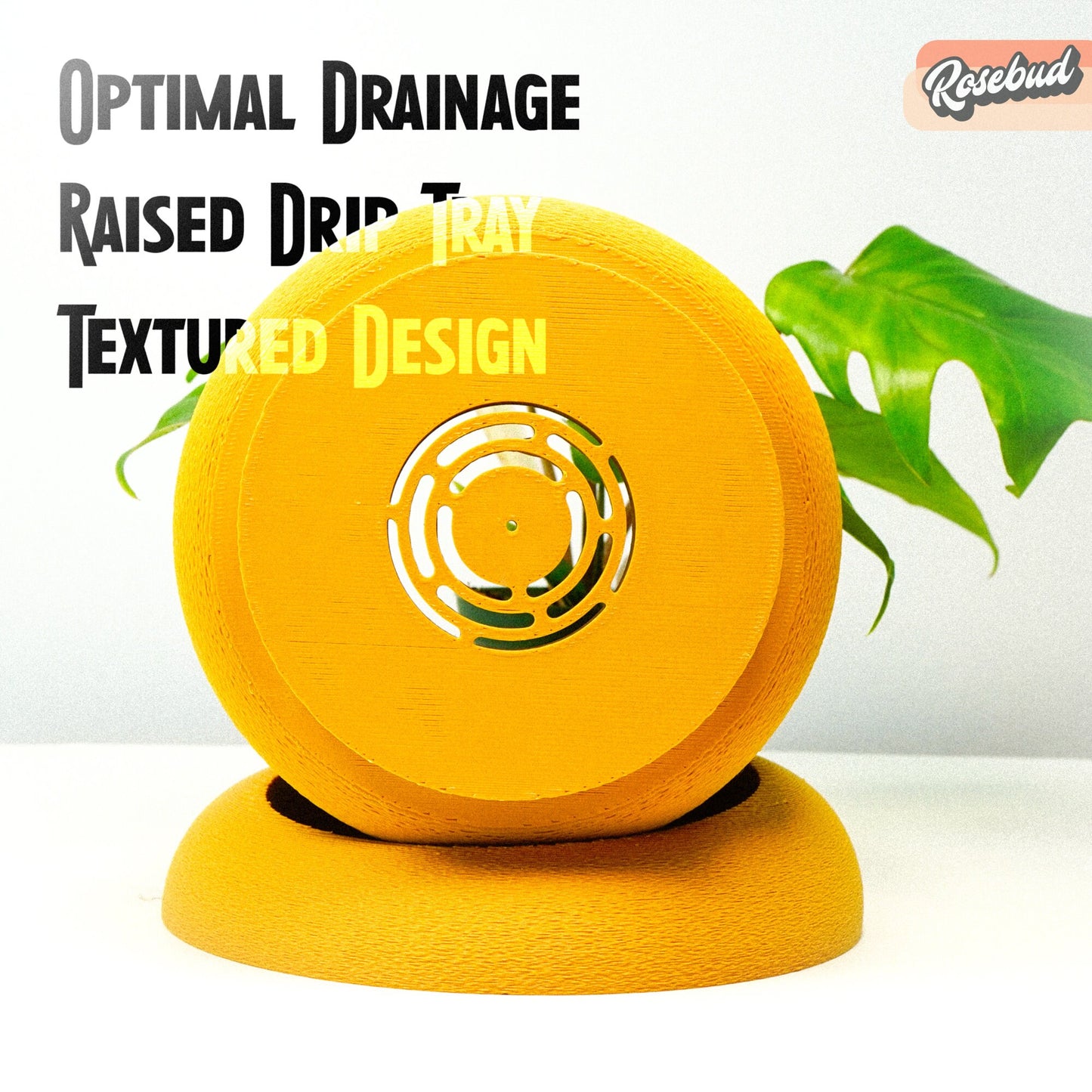 Modern Indoor Planter with Drainage and Unique Drip Tray, Bespoke Home Decor for Outdoor Plant Pots, Garden Gift for Plant Lovers, Nubium