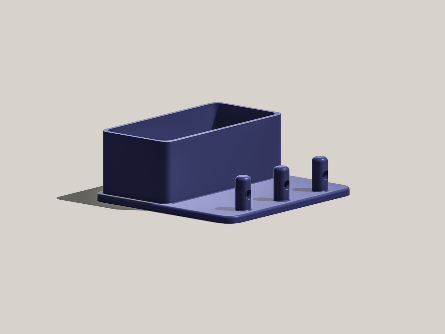Floating Wall Shelves, Mid-Century Modern Home Decor, 3D Printed Magnetic Key Holder Trinkets, Wall Shelf Catchall, Entryway Decor, Keychain