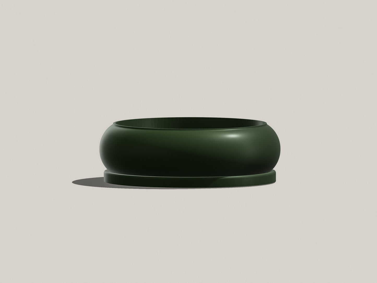 Bubble Plant Pot Unique, Single Ring Planter Pots with Drainage and Drip Tray Saucer, Large Shallow Bowl Planters, Bonsai and Succulents