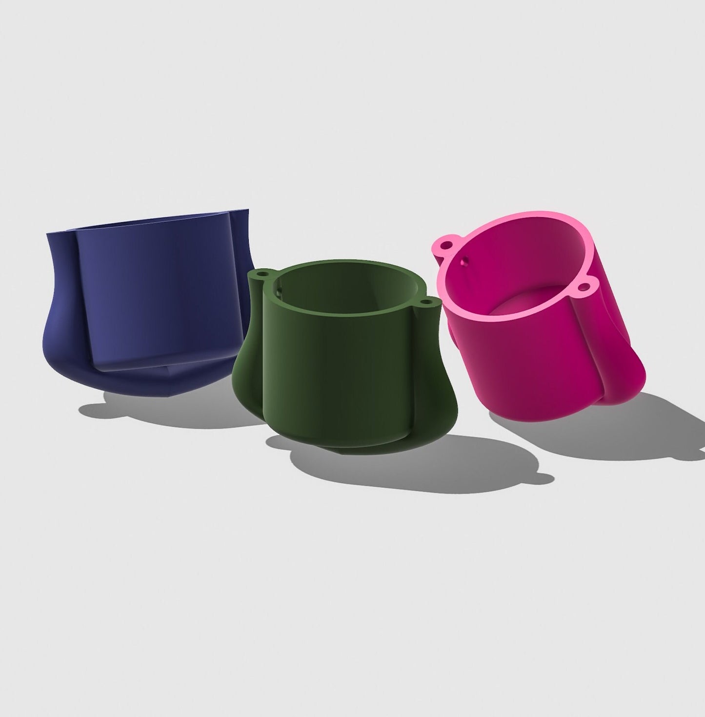 Hanging Planter - The Elysian | Modern 3D Printed Pot with Drainage | Indoor Outdoor | Sizes & Colors | Succulent, Herb, Flower, Gifts