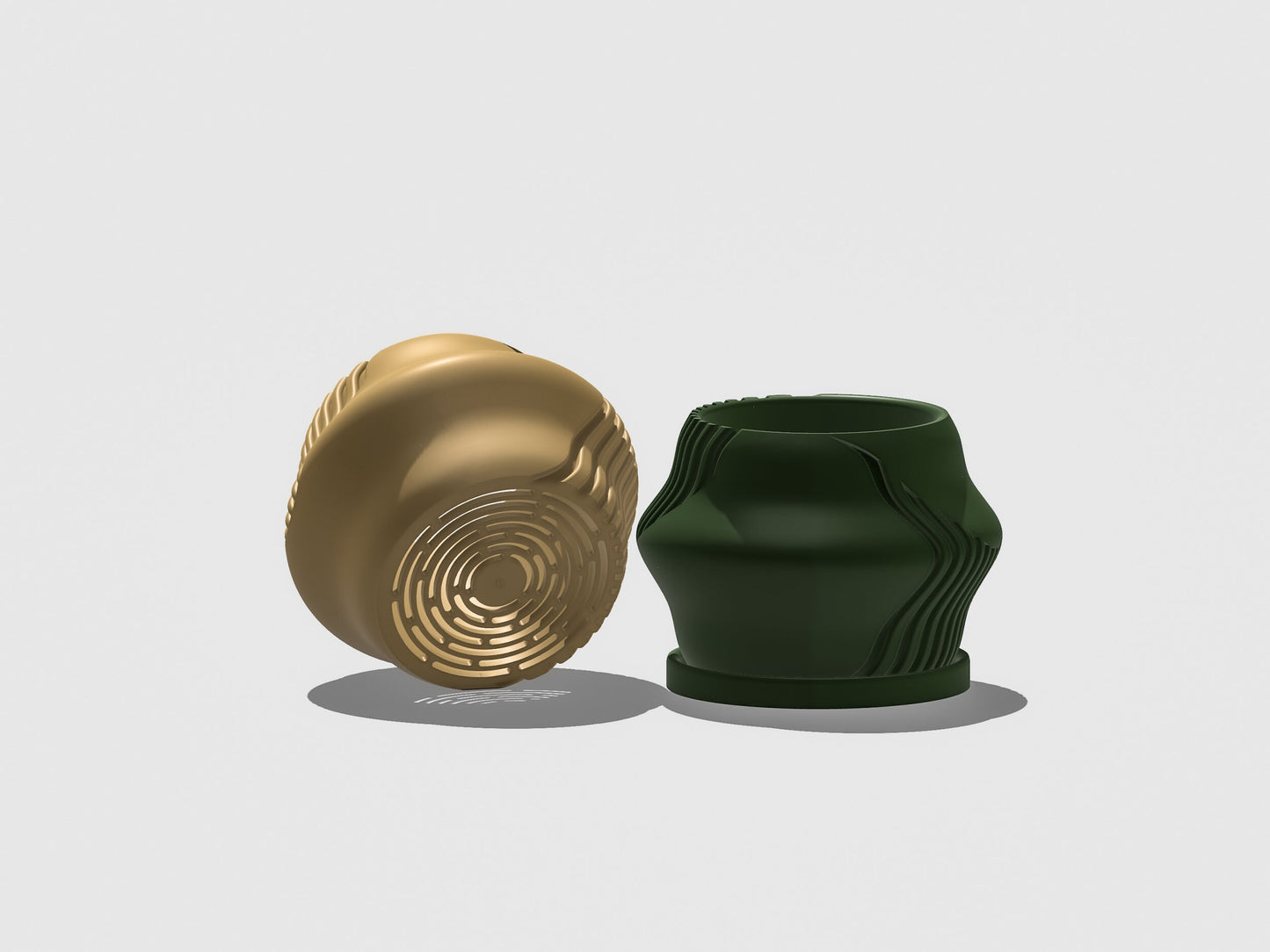 Modern Plant Pot with Drainage and Drip Tray Saucer, Unique Home Decor for Plant Lovers, Great Gift Ideas, Multi Sizes and Colors, Rorqual