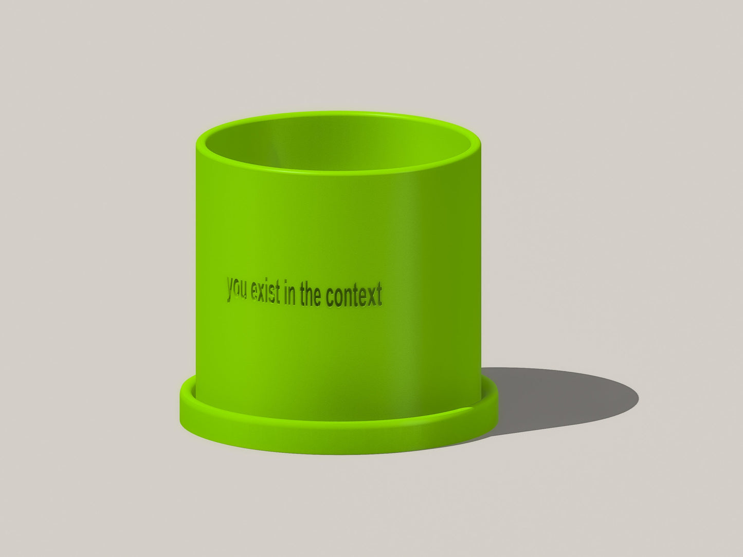 You Exist in the Context Plant Pot, Charli XCX Brat Summer Decor, Kamala Coconut Tree Quote, Gifts for LGBTQIA+, Humorous Gifts for Her