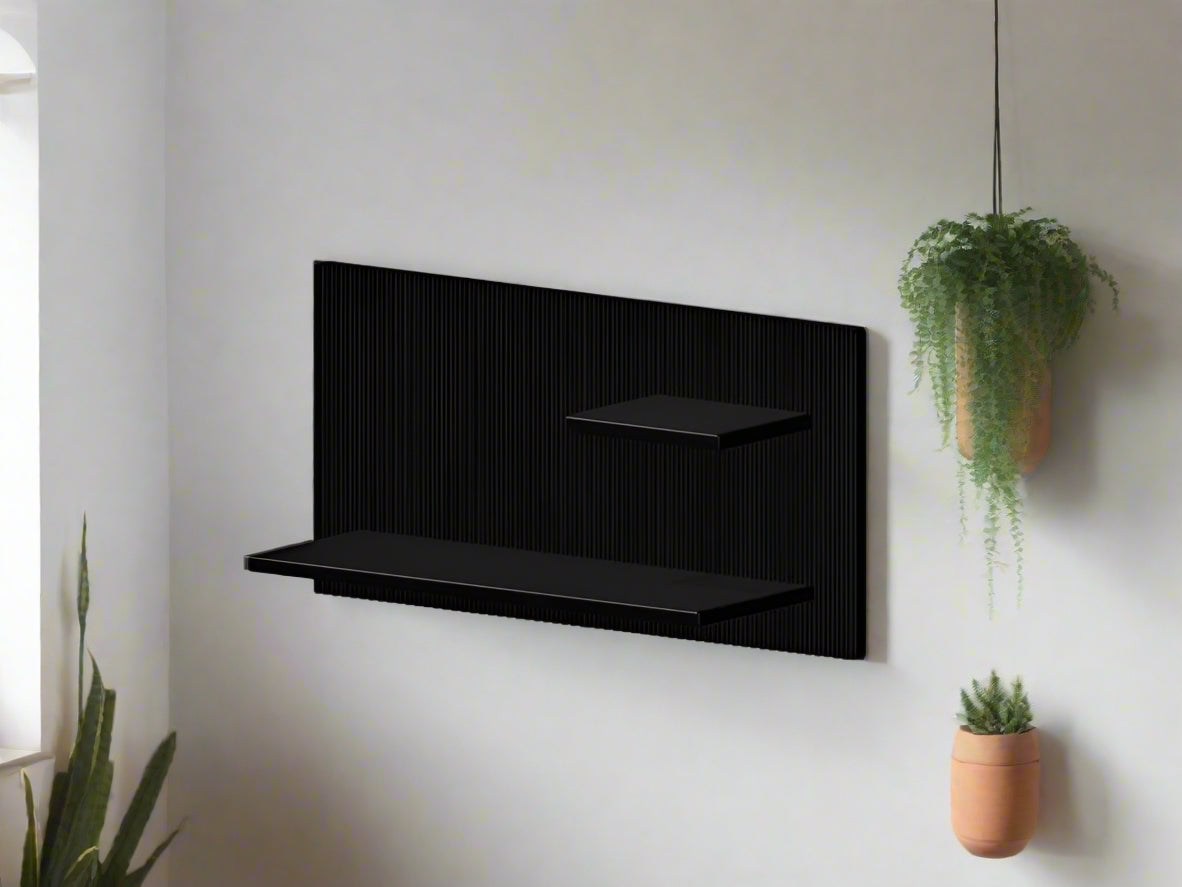 Modern Floating Wall Shelf, Unique Retro Home Decor, 3D Printed Perfume Display/Reed Diffuser Shelf, Wall Shelf Catchall, Hosting Decor Gift
