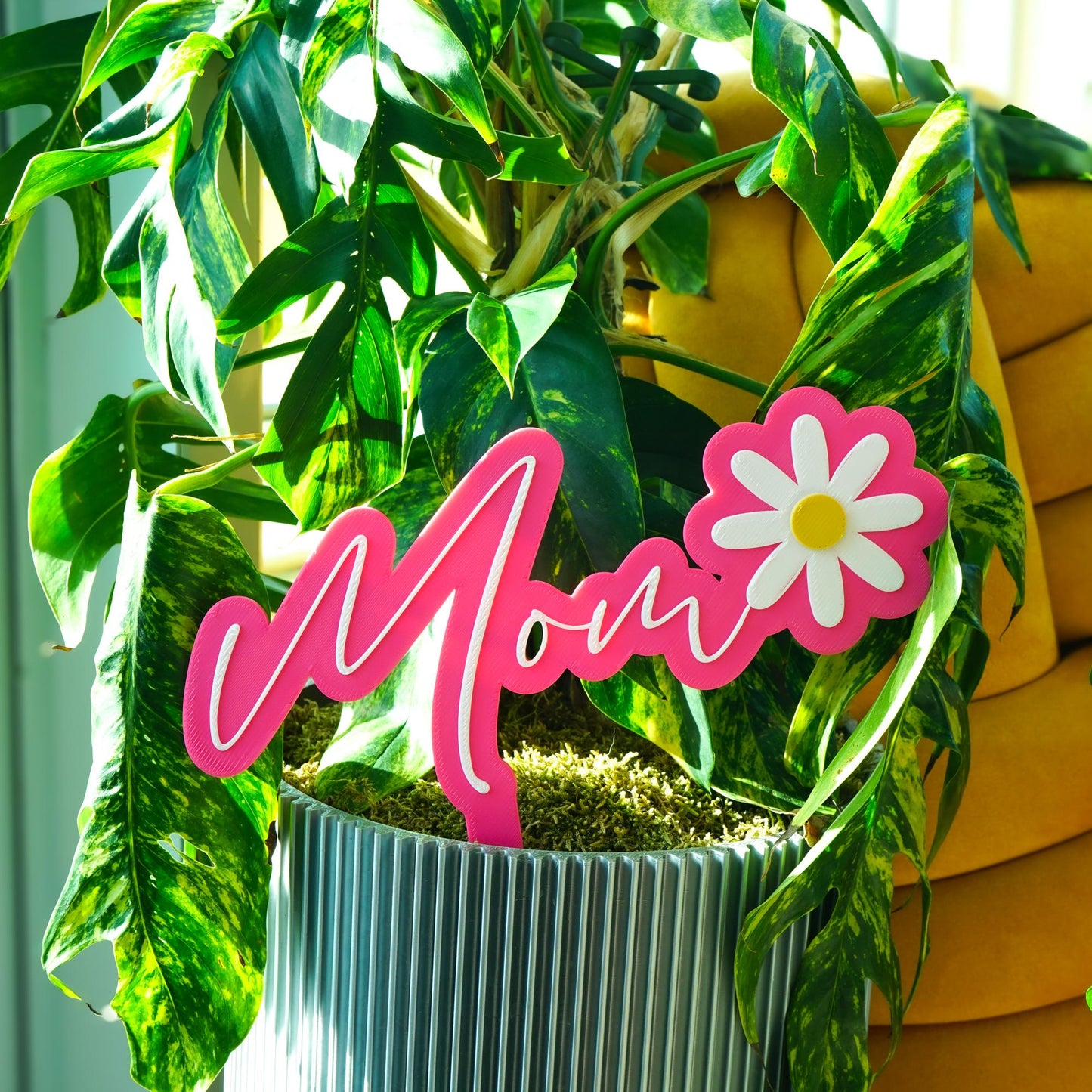 Mothers Day Houseplant Stem Support Plant Stakes, Plant Gift Accessories for Sister and Daughter, Great for Fresh Florals and Bouquets, Mom