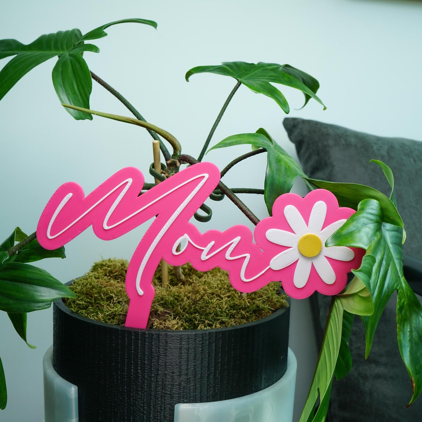 Mothers Day Houseplant Stem Support Plant Stakes, Plant Gift Accessories for Sister and Daughter, Great for Fresh Florals and Bouquets, Mom