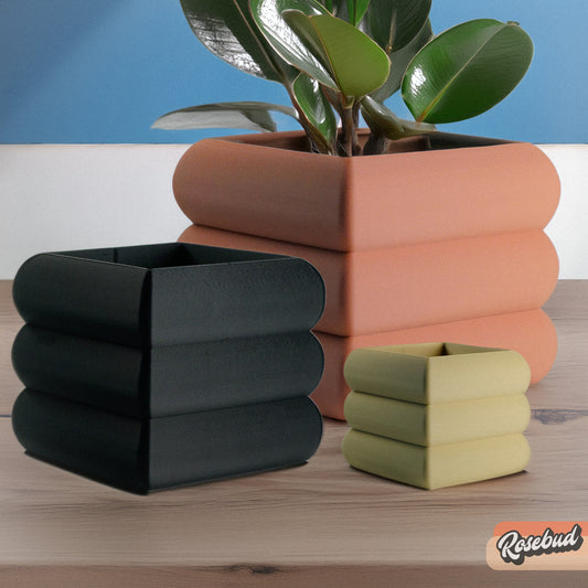 Square BUBBLE Planter