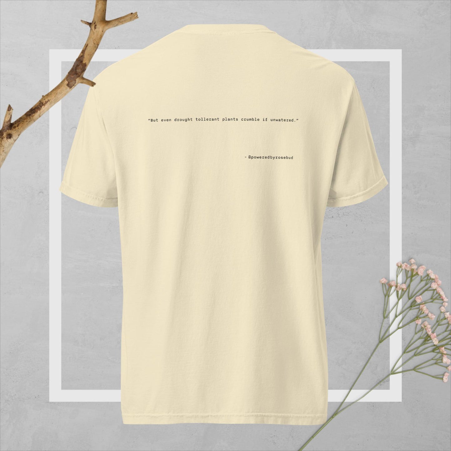 Tortured Plants Department Tee - Black Text