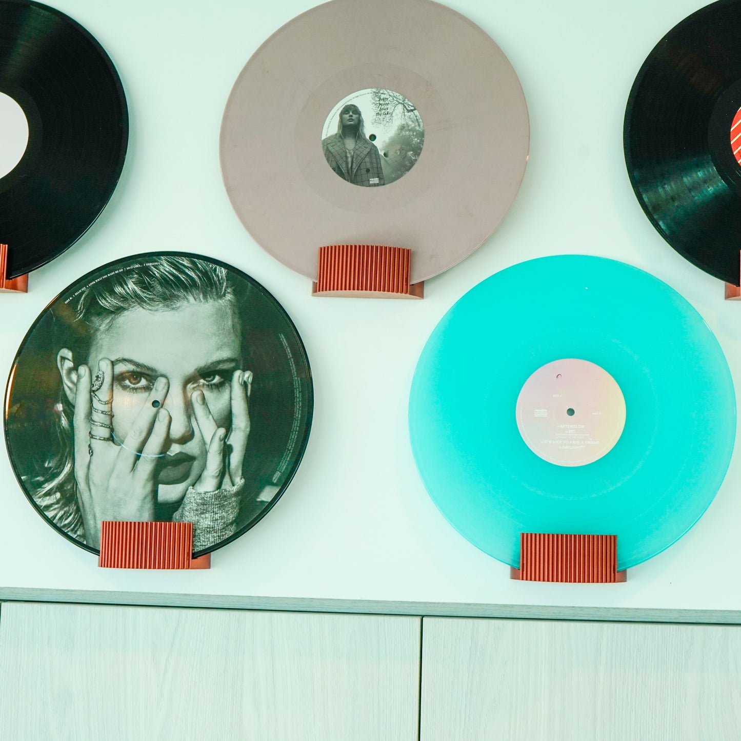 Modern Vinyl Record Wall Display Decor