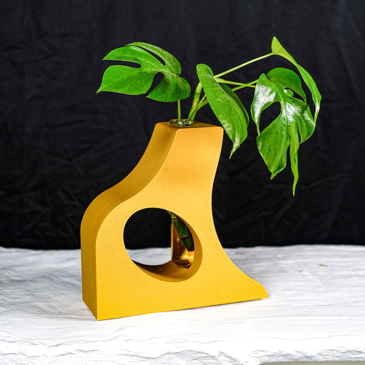 “B” Art Nouveau Propagation Station - Rosebud HomeGoods Black No Plant Cutting MODERN HOME GOOD