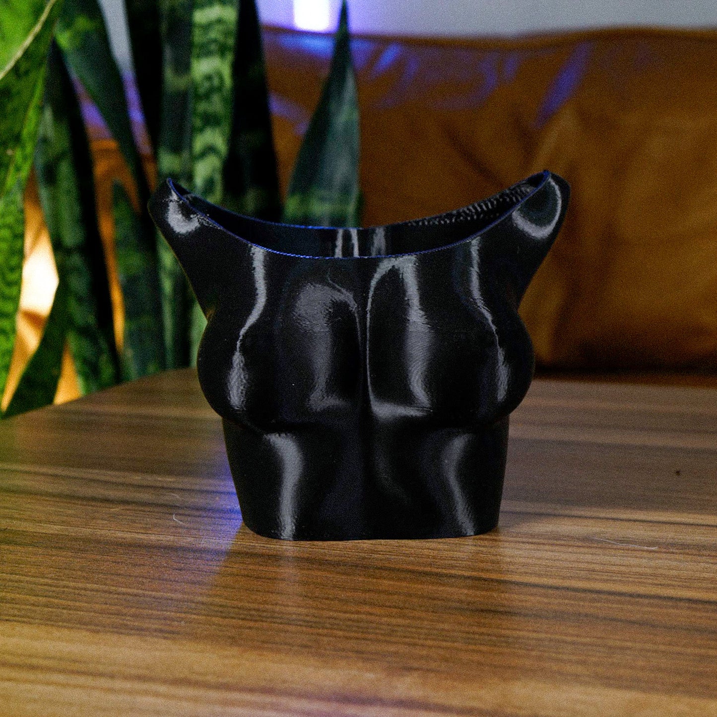 Boob Planter - Rosebud HomeGoods Black Small With Drip Tray MODERN HOME GOOD