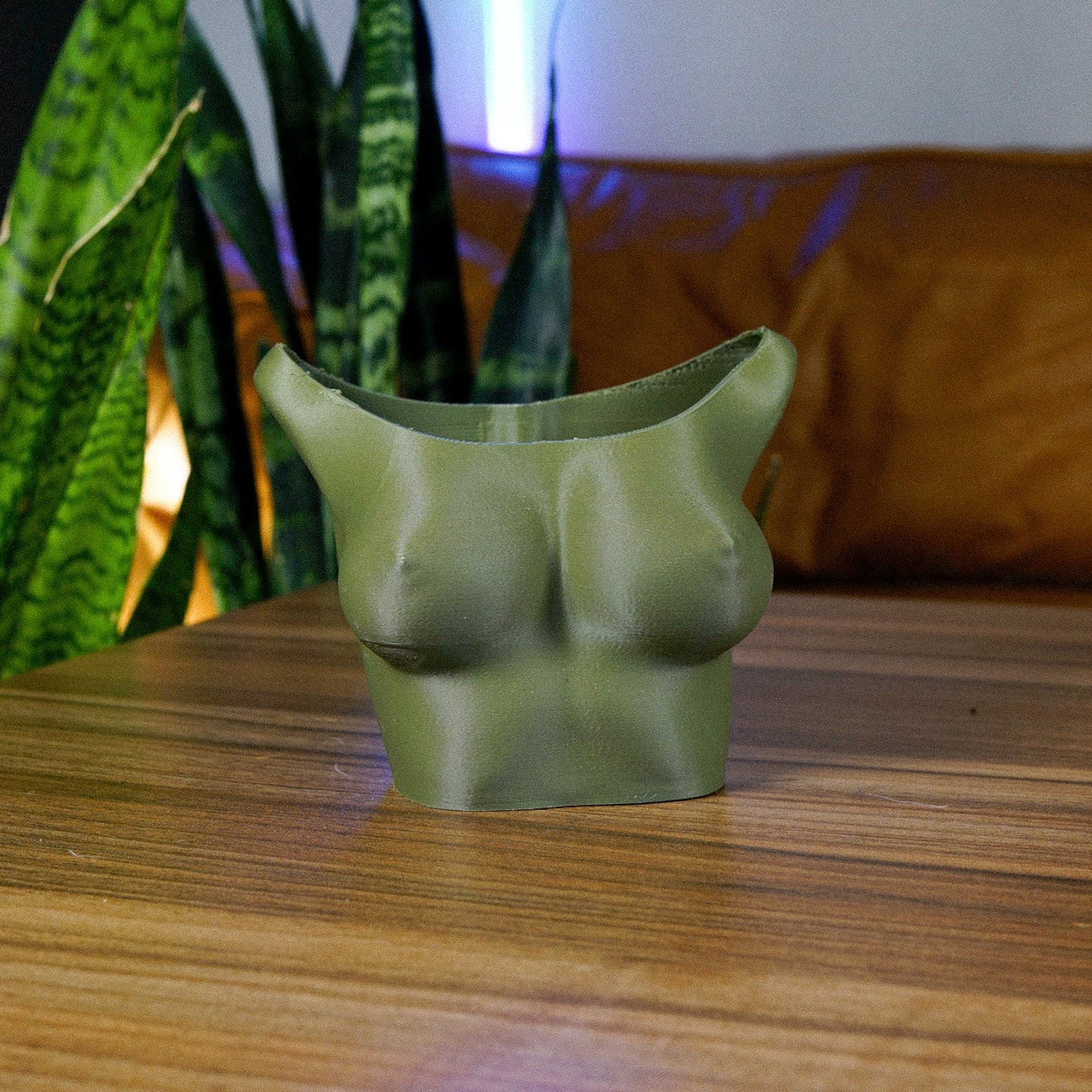 Boob Planter - Rosebud HomeGoods Green Small With Drip Tray MODERN HOME GOOD