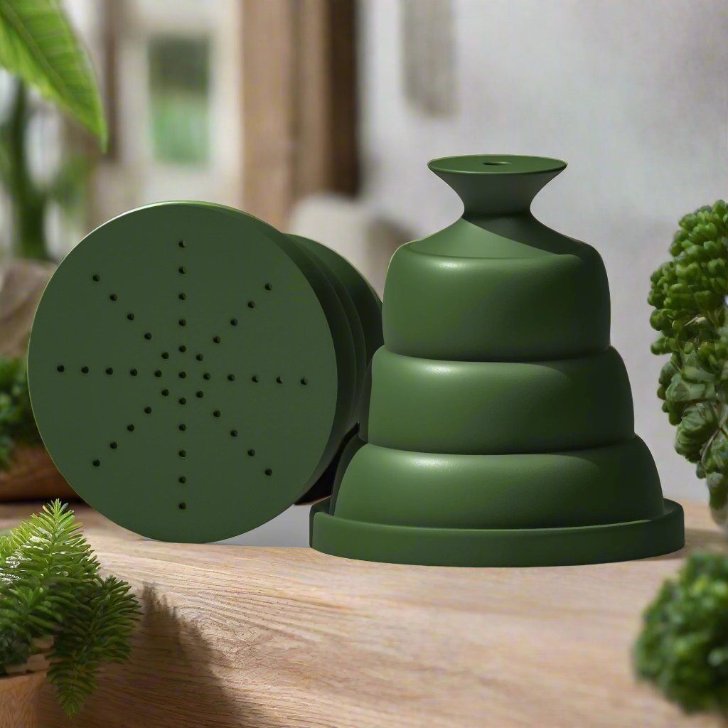 Bubble Water Bell Thumb Pot - Rosebud HomeGoods NO Drip Tray Green MODERN HOME GOOD