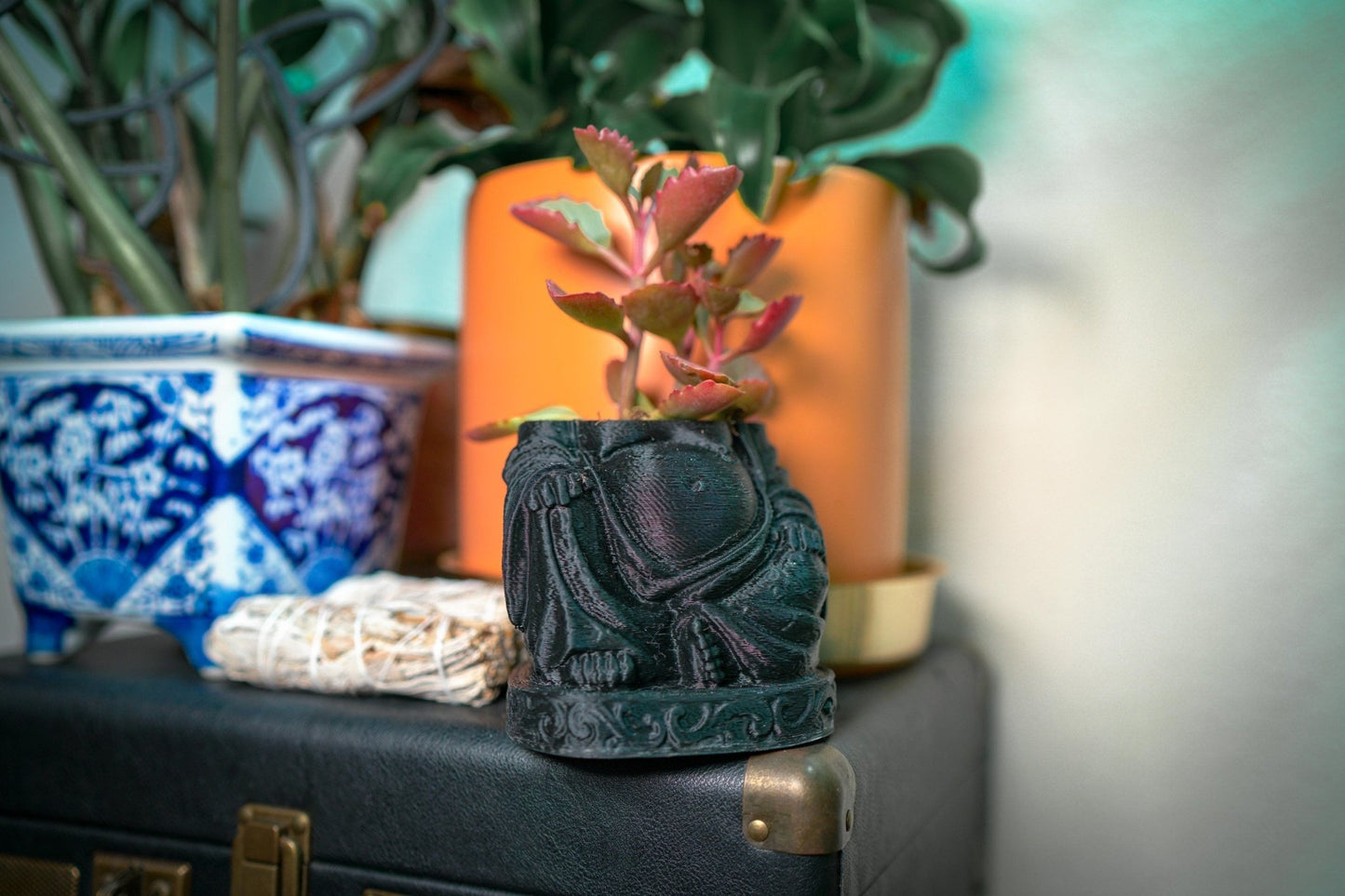 Buddha Belly Pot - Rosebud HomeGoods Black 3 MODERN HOME GOOD