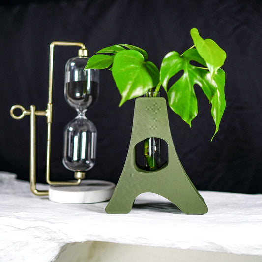 “D” Art Nouveau Propagation Station - Rosebud HomeGoods Black No Plant Cutting MODERN HOME GOOD