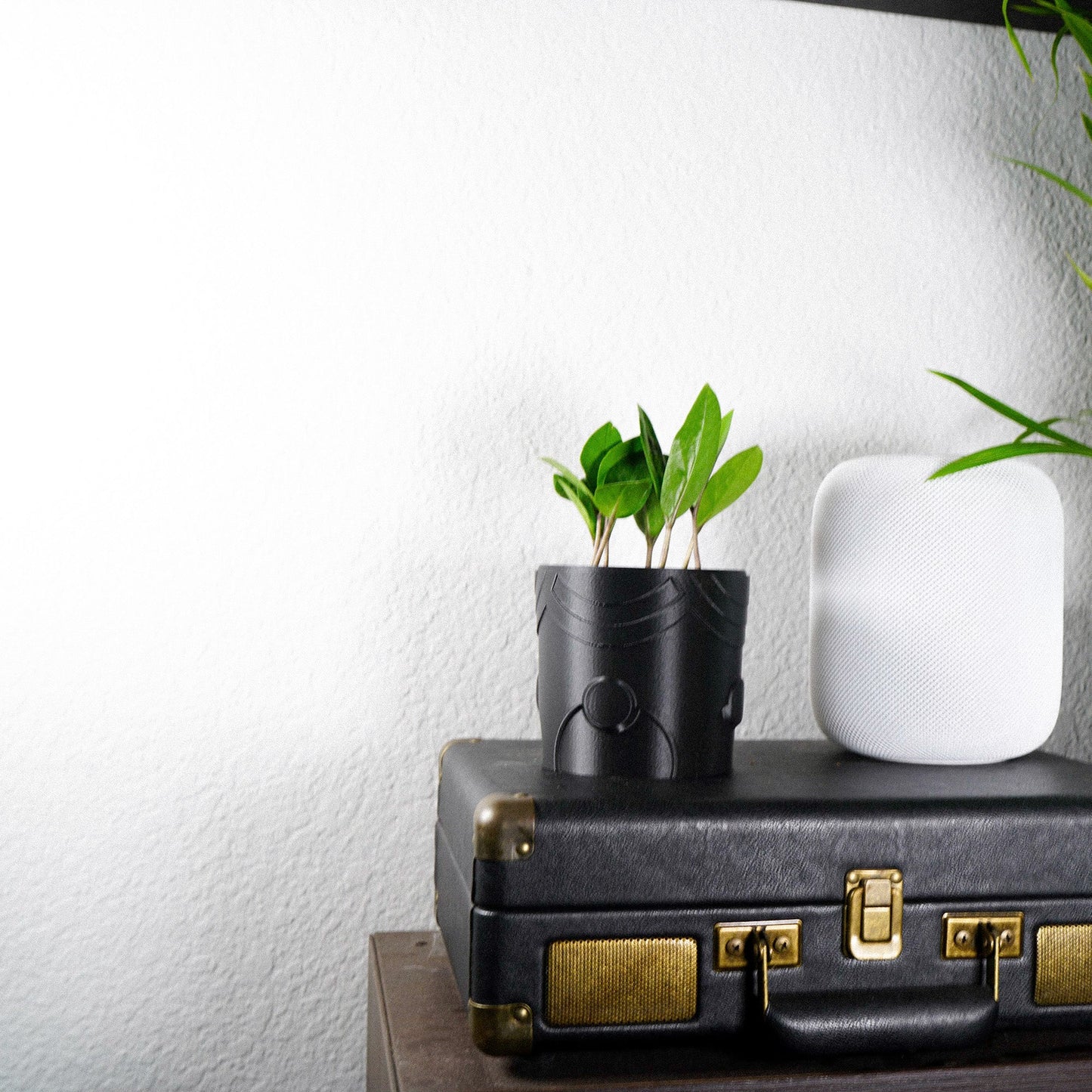 Deep Space Planter - Rosebud HomeGoods Black 4 Inch Without Drip Tray MODERN HOME GOOD