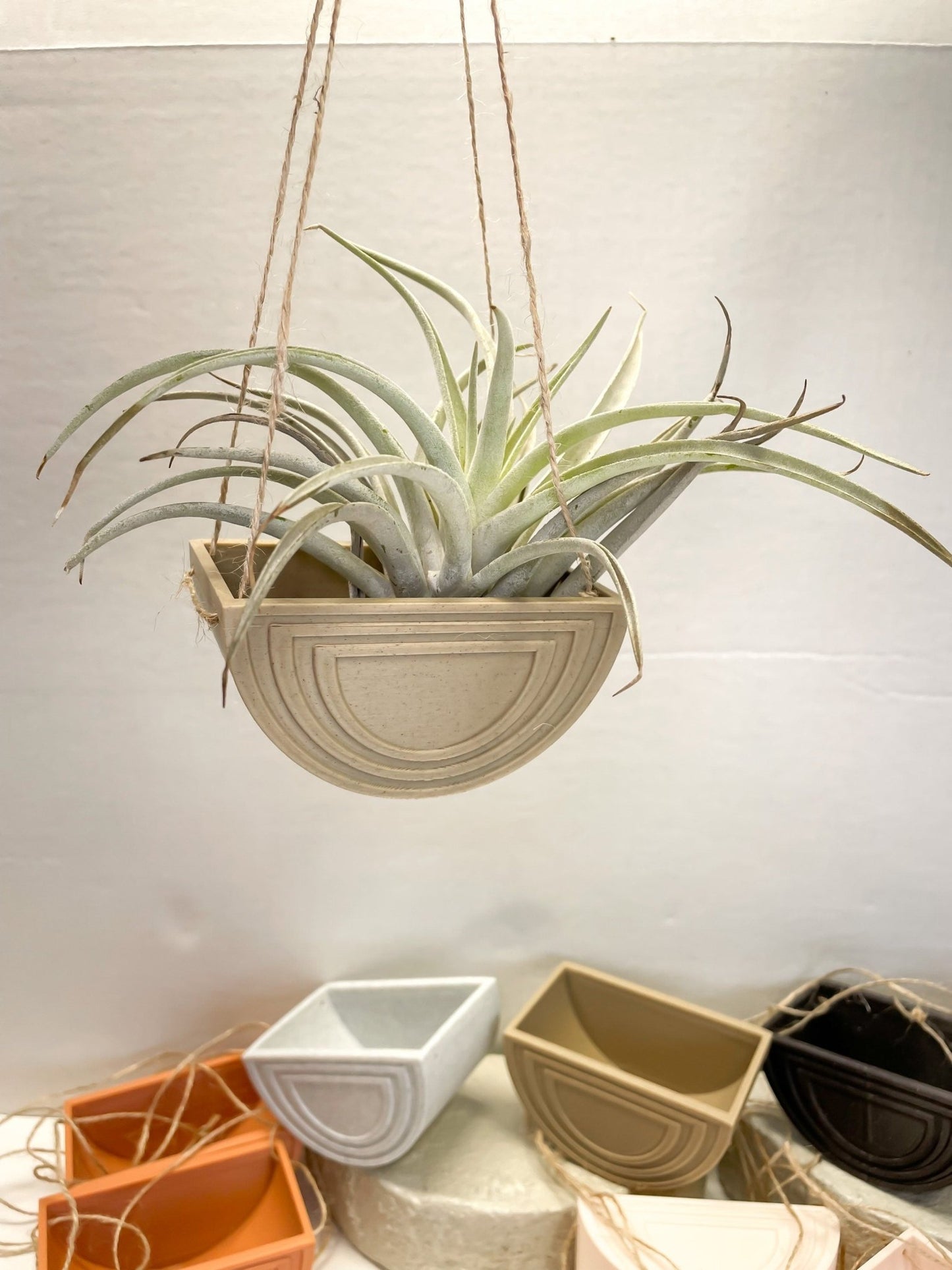 Hanging Rainbow Planter - Rosebud HomeGoods Black 4 MODERN HOME GOOD