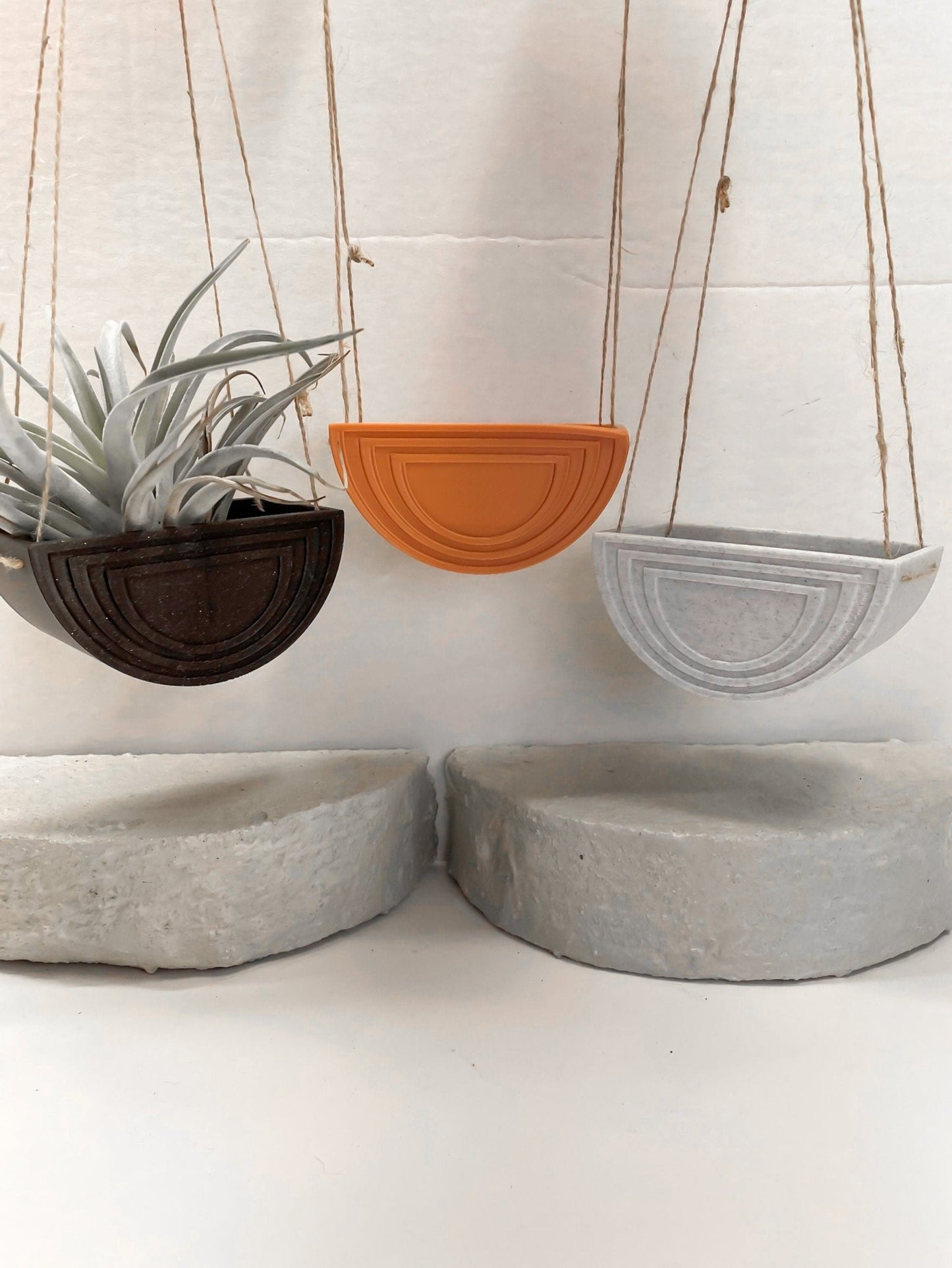 Hanging Rainbow Planter - Rosebud HomeGoods Black 4 MODERN HOME GOOD