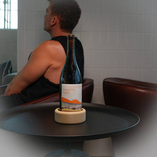 Modern Wine Bottle Holder, Charcuterie Accessories, Eco-Friendly Housewarming Gift and Wine Display, 3D Printed Countertop Kitchen Decor