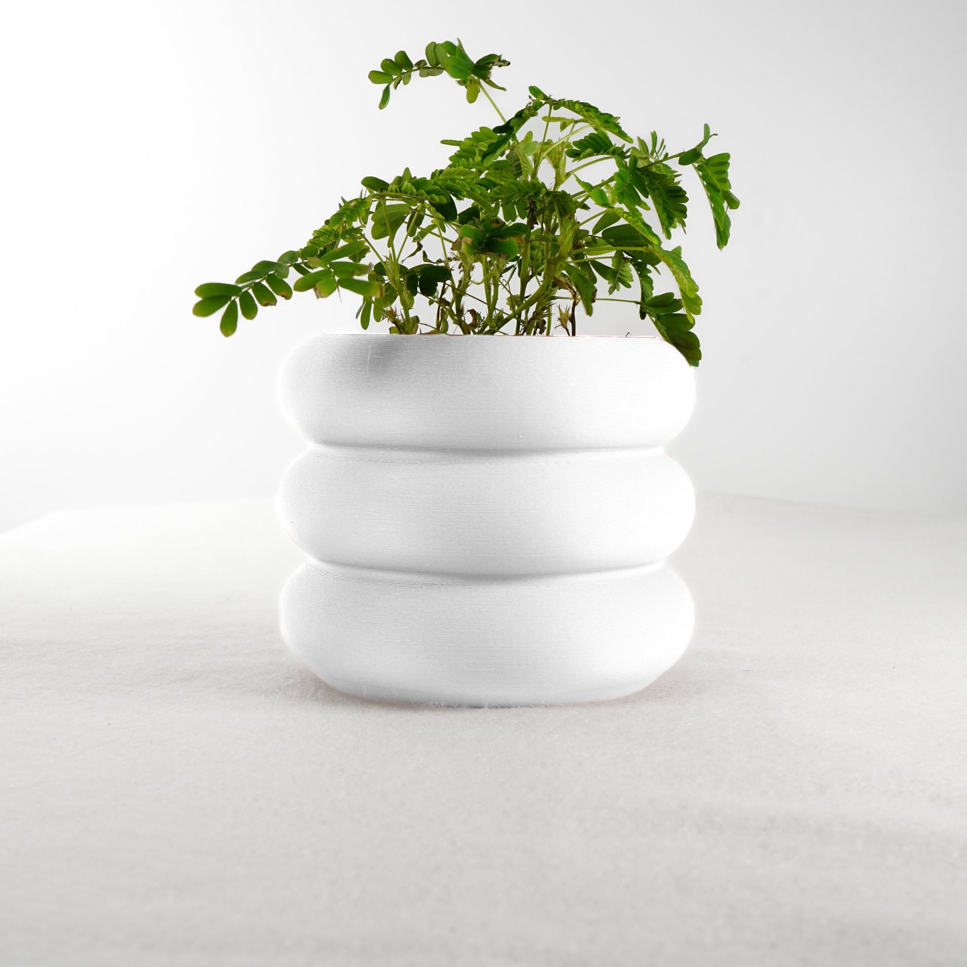 Hanging Bubble Pot, 3D Printed Planter, Hanging Wall Planter with Drainage, Minimal Decor, 4 5 6 7 8 Inch Plant Pots in Matte Terracotta