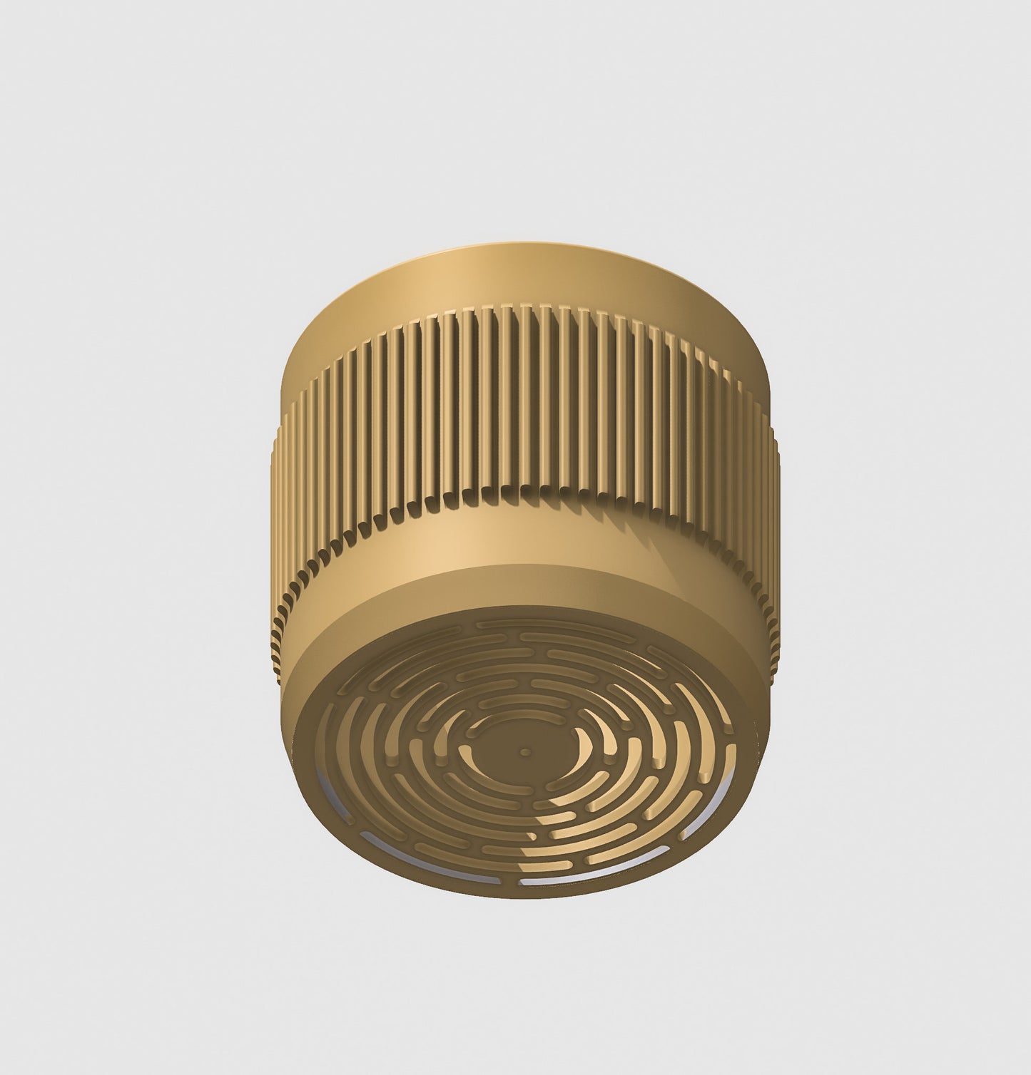 Mid-Century Ribbed Planter with Drainage and Saucer, 3D Printed Planter with Unique Modern Design, Lightweight Cottagecore Decor