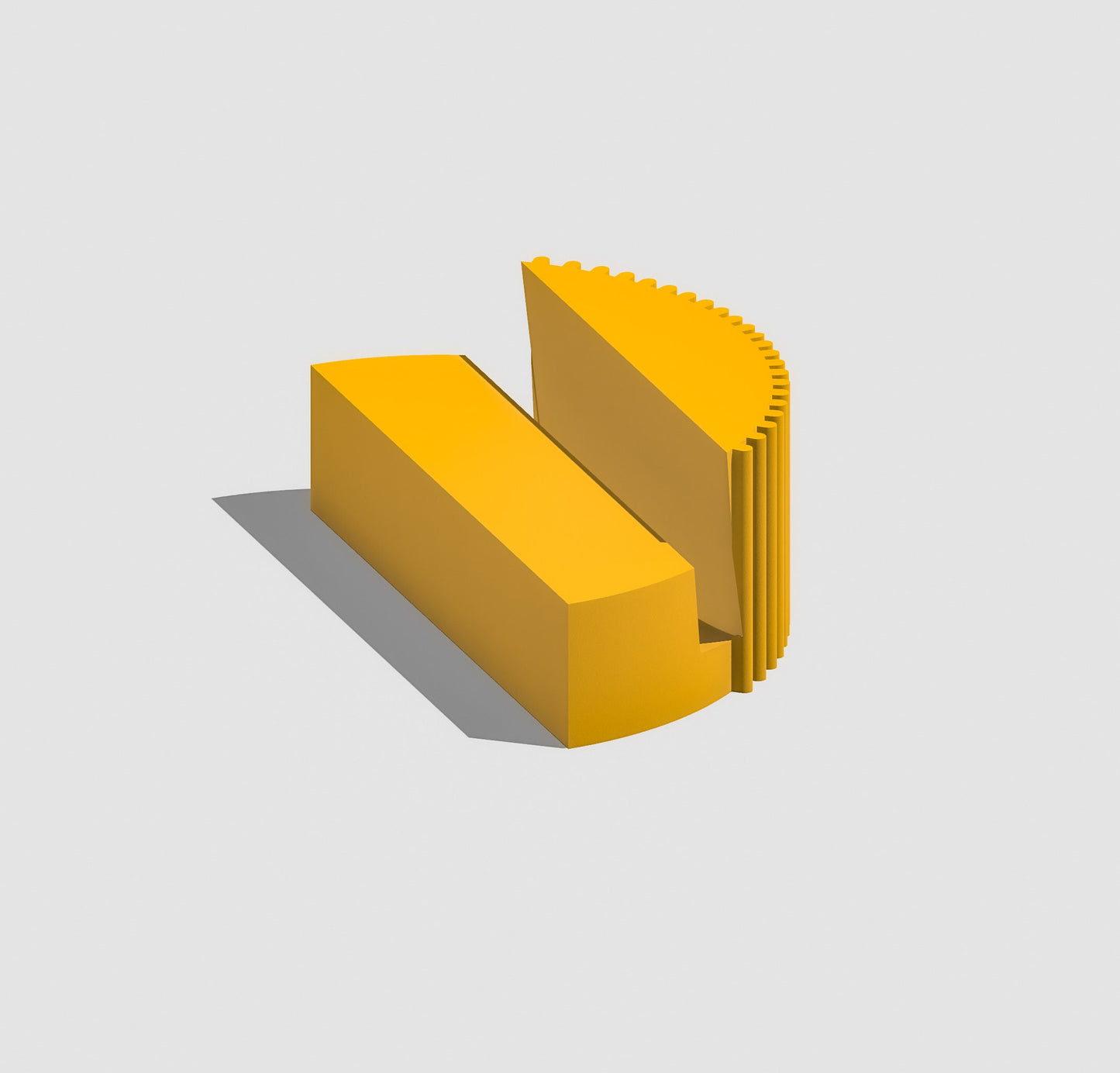 Modern Vinyl Record Storage Display, Easily Display Record Player Vinyls with Adhesive Back, Unique Ribbed Design with Curved Angle Slot