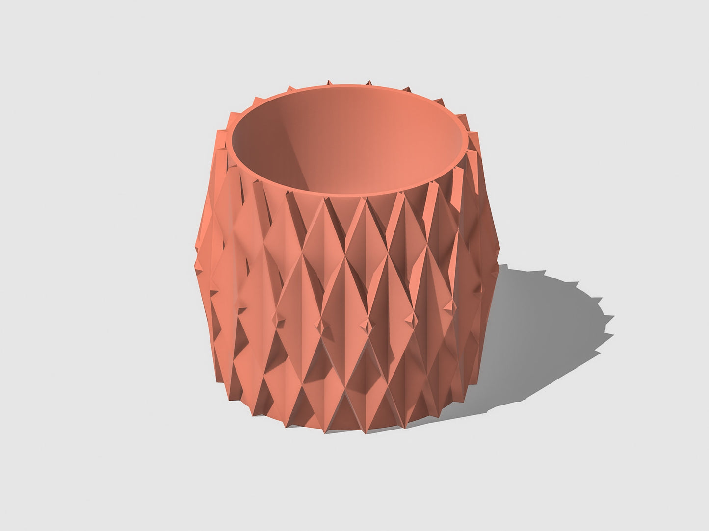 Unique Plant Pot with Drainage and Saucer, Modern Planter Pot Unique, Cacti and House Plant Planter, Lightweight Copper Art Decor