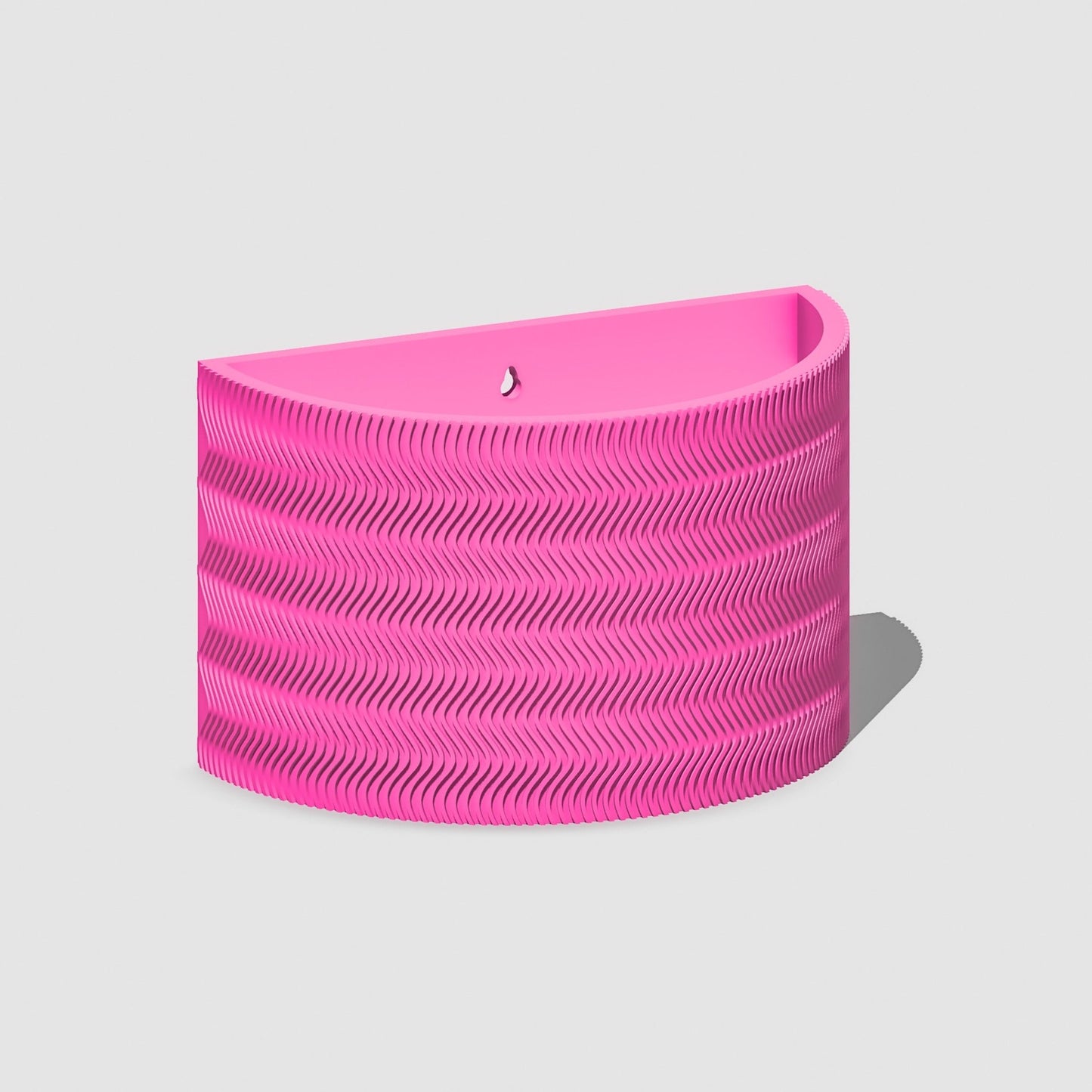 Pink Wall Planter with or without drainage 'RIPPLE DESIGN' - Rosebud HomeGoods Pink Reg MODERN HOME GOOD