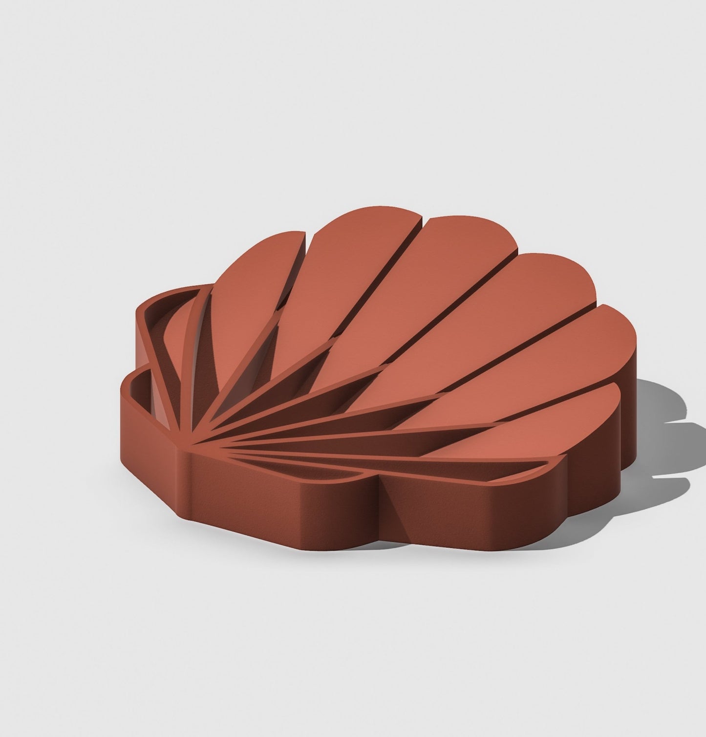 Seashell Soap Dish - Rosebud HomeGoods Terracotta MODERN HOME GOOD