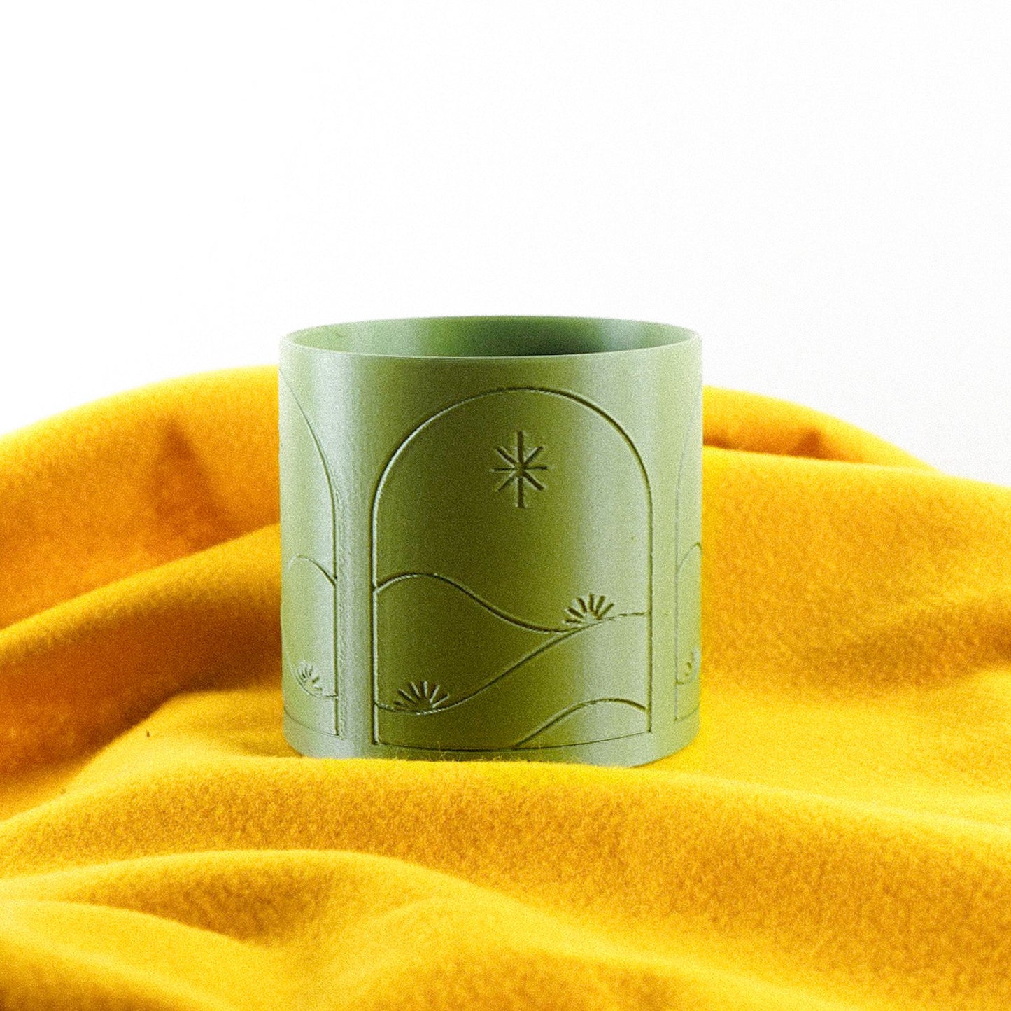 Starry Night Planter - Rosebud HomeGoods 4 Inch Black With Saucer MODERN HOME GOOD