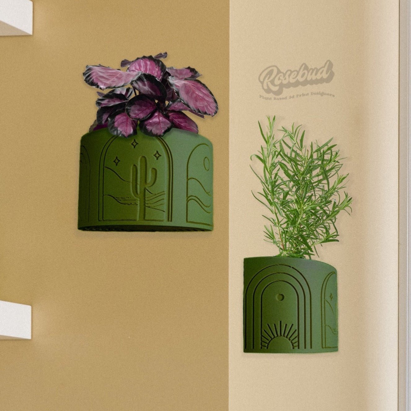half pot wall planter Half Moon Ribbed Wall Planter – Stylish, Durable, Eco-Friendly, Modern Design, Indoor & Outdoor Use, Multiple Sizes & Colors, Space-Saving, Vertical