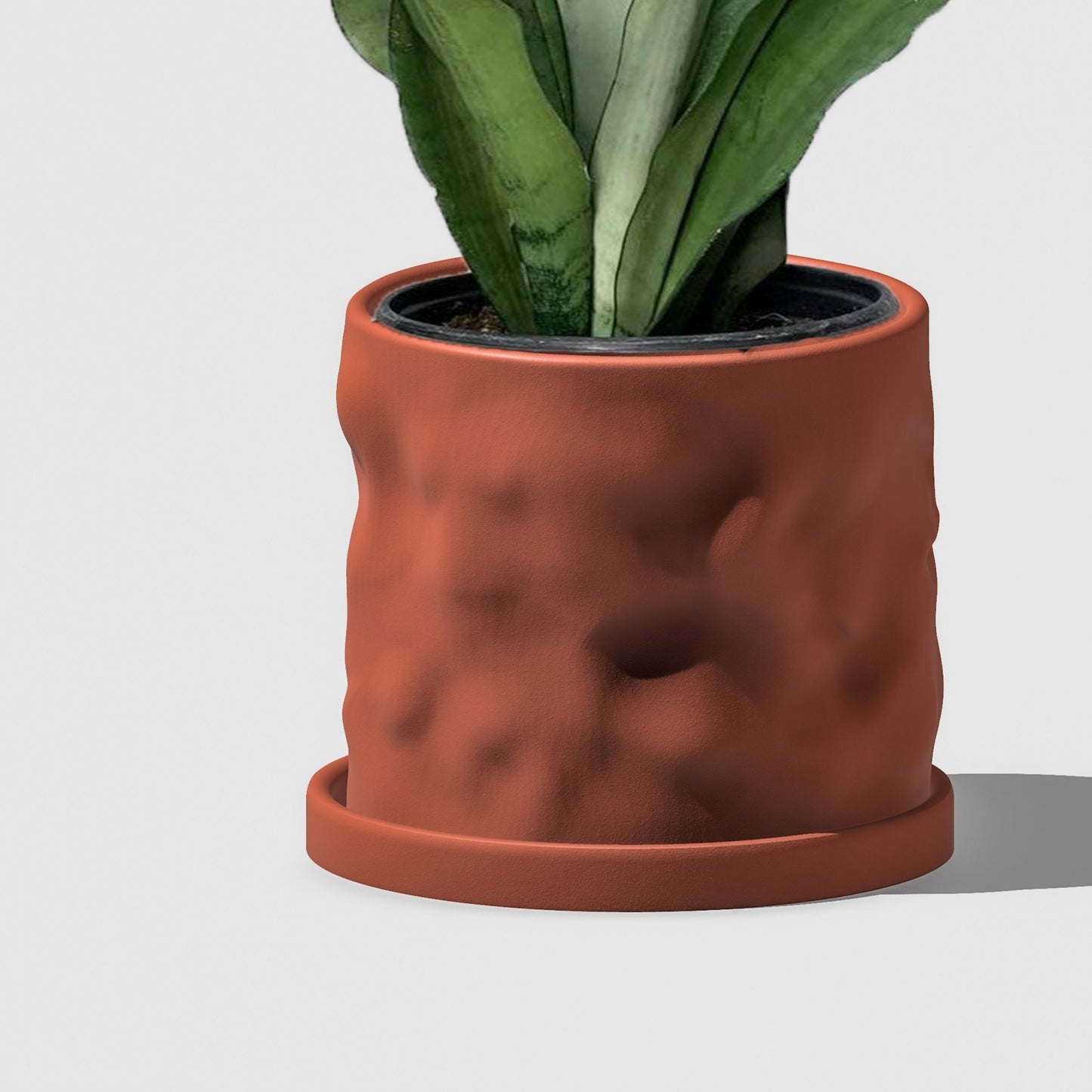 The Arezzo Plant Pot - Rosebud HomeGoods Terracotta 4 With Drip Tray MODERN HOME GOOD