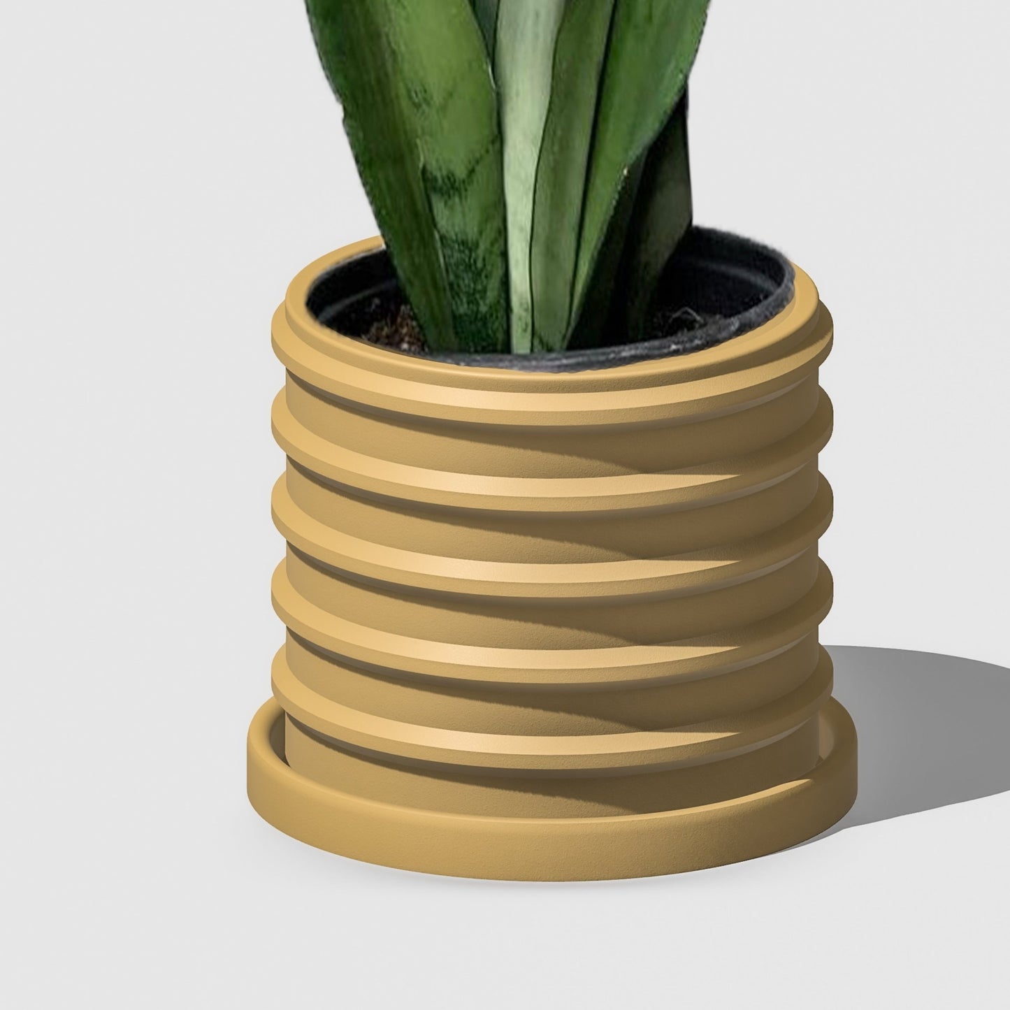 The Bubble Crest Planter - Rosebud HomeGoods Beige 4 Without Drip Tray MODERN HOME GOOD