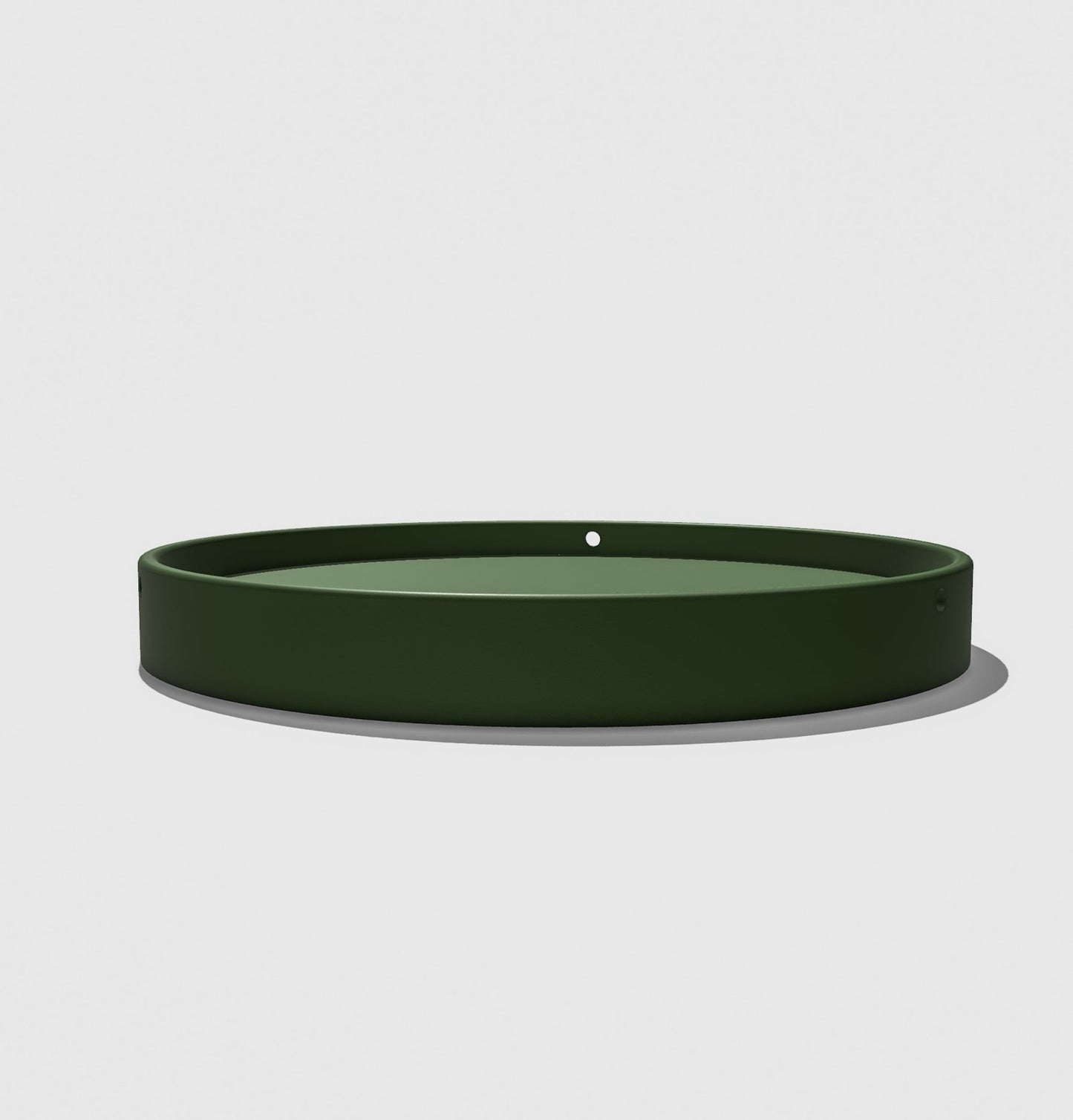 The Minimalist Hanging Plant Tray - Rosebud HomeGoods Black 8 Inch MODERN HOME GOOD
