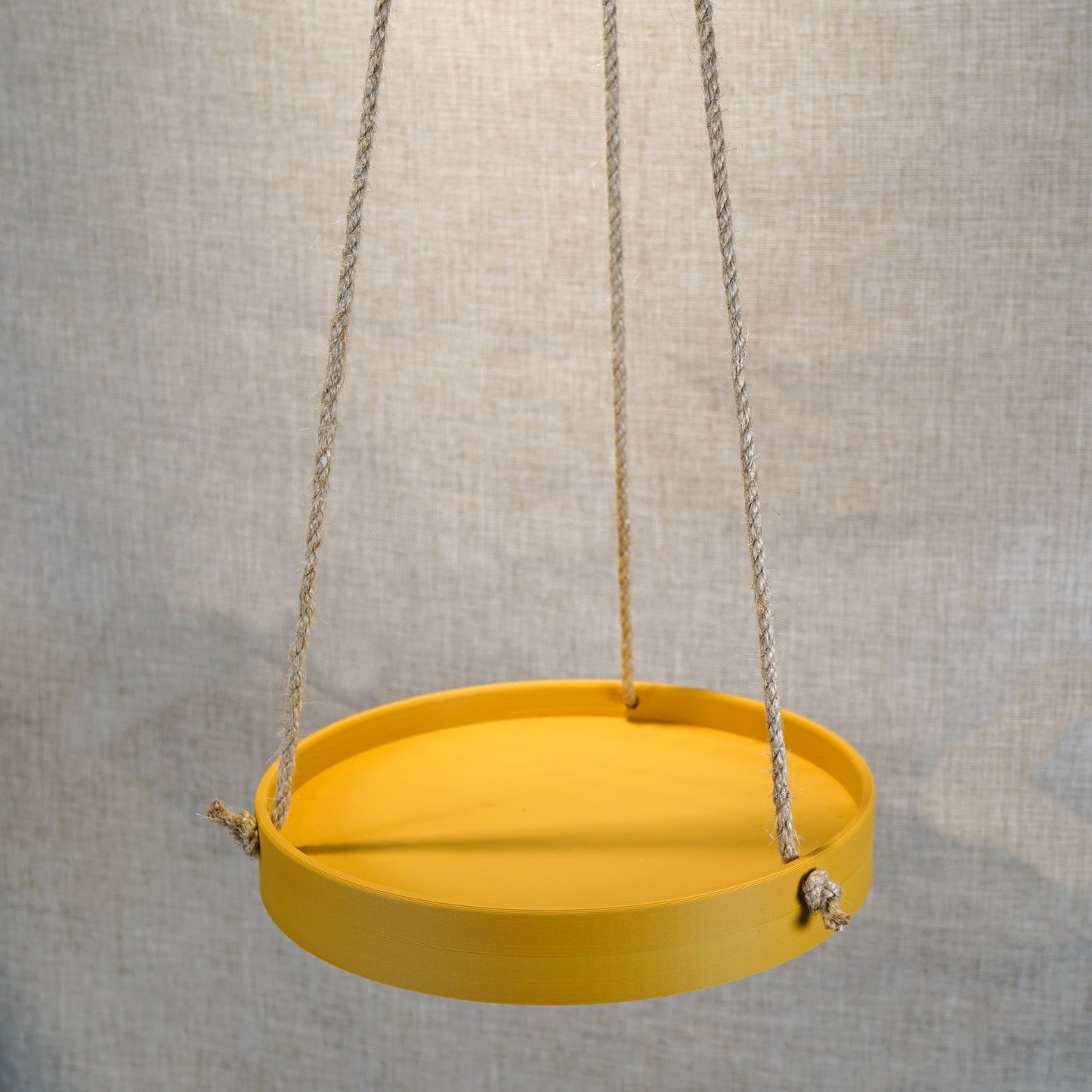 The Minimalist Hanging Plant Tray - Rosebud HomeGoods Black 8 Inch MODERN HOME GOOD