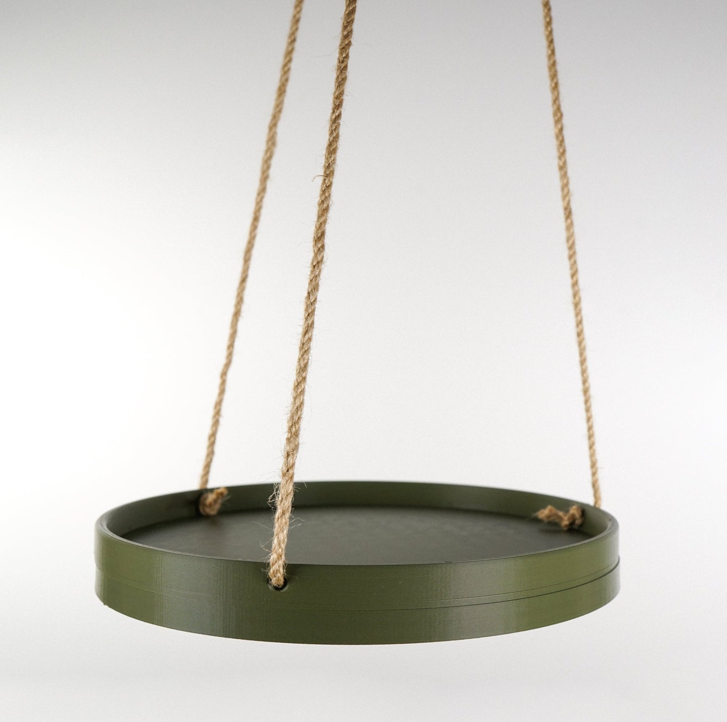 The Minimalist Hanging Plant Tray - Rosebud HomeGoods Black 8 Inch MODERN HOME GOOD