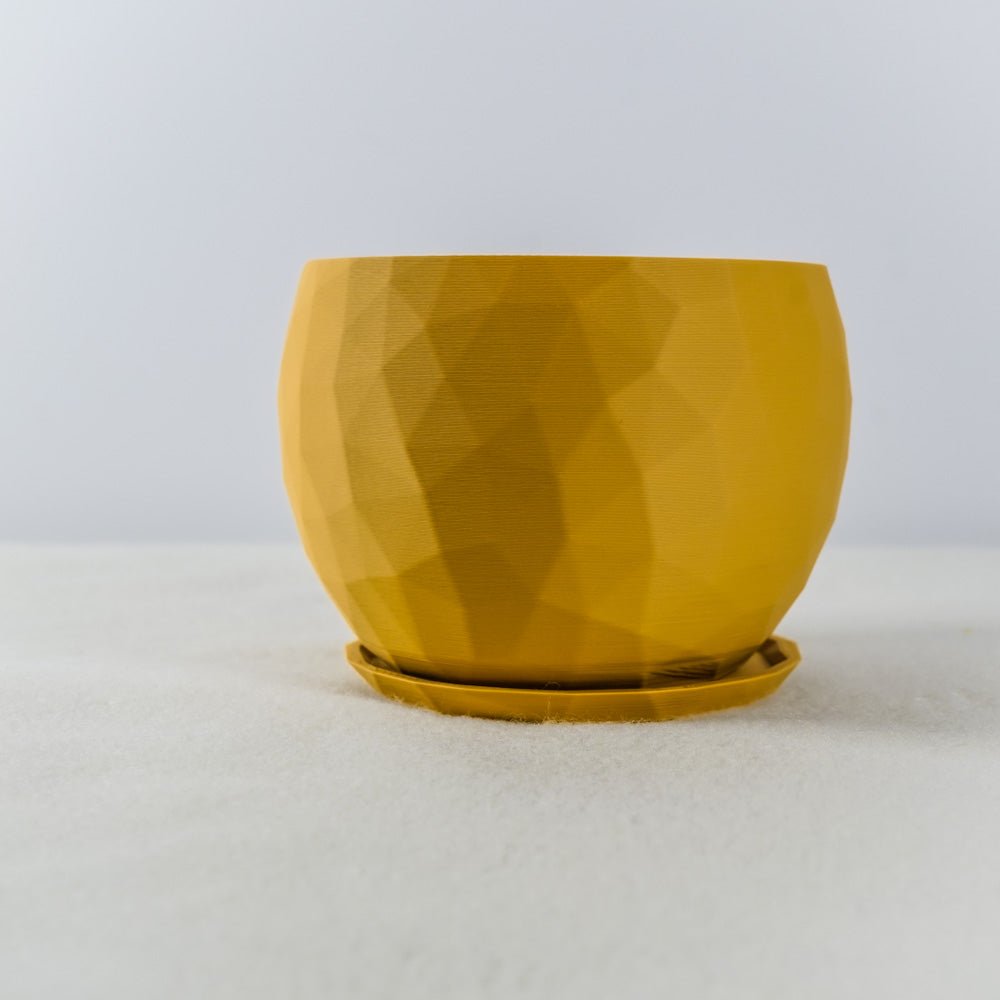 The Voronoi Planter - Rosebud HomeGoods 4 Inch No Drip Tray Black MODERN HOME GOOD