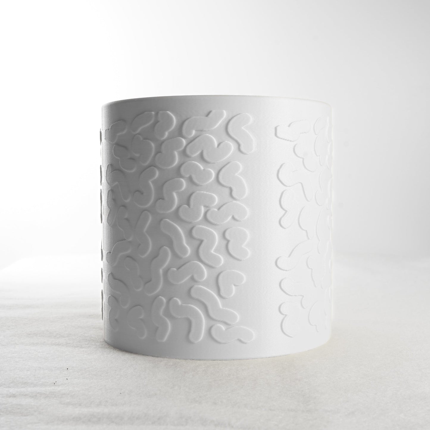 Tiny Squiggle Planter - Rosebud HomeGoods 4 White Without Drip Tray MODERN HOME GOOD