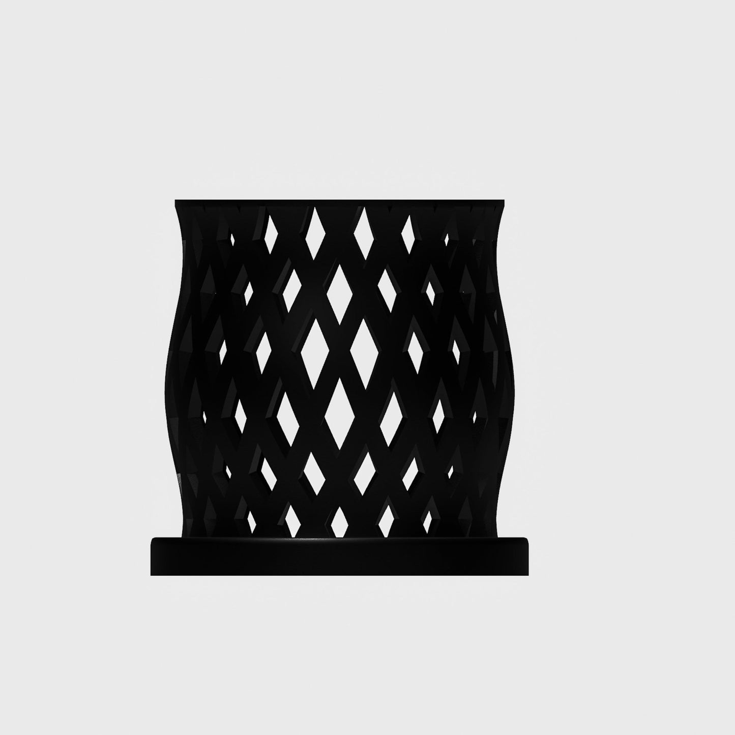 Unique Orchid Pot, Plant Pot with Drainage and Saucer, 3D Printed Planter, Use Leca & Aroid Mixes, Matte Beige, Lightweight, Philodendron "CAPRICIOUS" - Rosebud HomeGoods Black 4 inch Without Drip Tray MODERN HOME GOOD