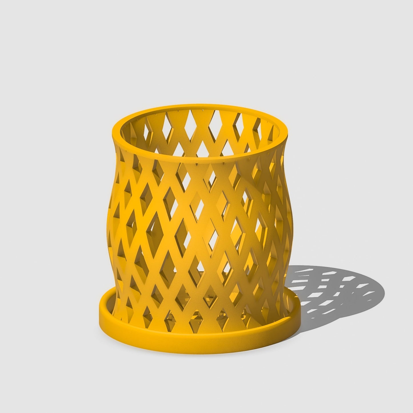 Unique Orchid Pot, Plant Pot with Drainage and Saucer, 3D Printed Planter, Use Leca & Aroid Mixes, Matte Beige, Lightweight, Philodendron "CAPRICIOUS" - Rosebud HomeGoods Mustard 4 inch Without Drip Tray MODERN HOME GOOD