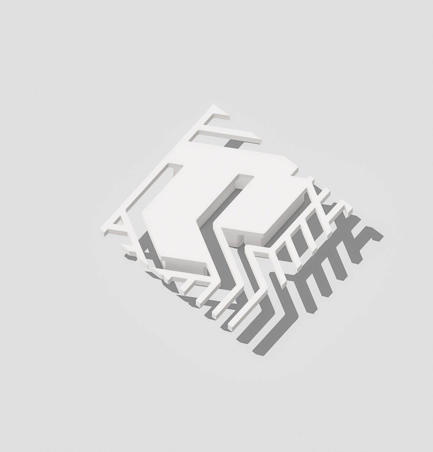 Wall Trellis - Art Decor Modern Plant Support, Cottagecore Decor, Ideal for Vining Plants, Unique Home Decor, 3D Printed for Plants, Gatsby - Rosebud HomeGoods Black MODERN HOME GOOD