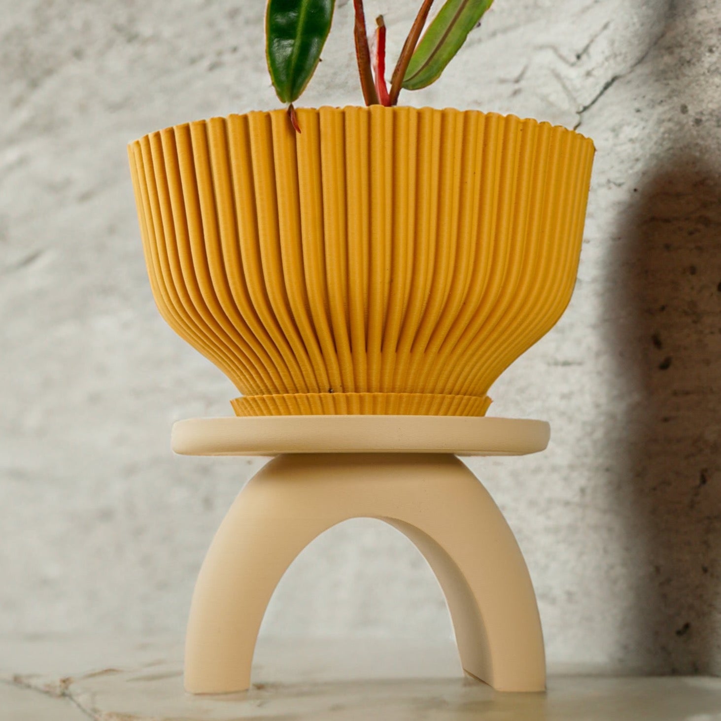 home goods indoor plant stands Plant Stand for Indoor Plant Pots, Art Deco Planter Stand, Arch, Rosebud Homegoods Silver / Small