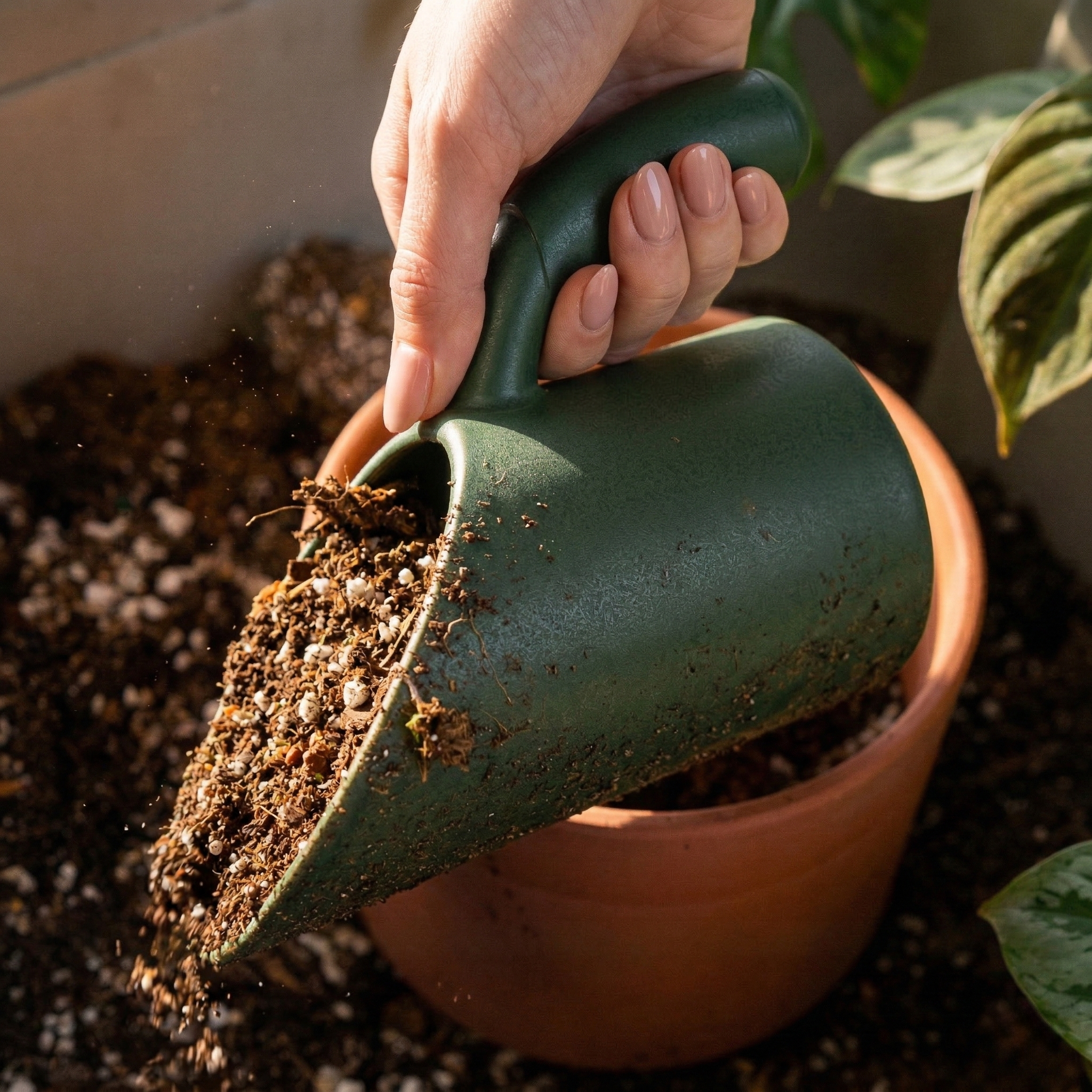 Soil Scoop with Handle – Durable, Eco-Friendly, Ergonomic Design