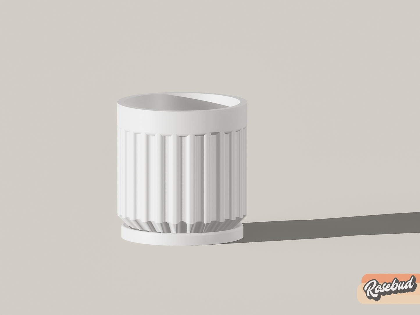 Rotunda Planter with Drainage and Drip Tray Included