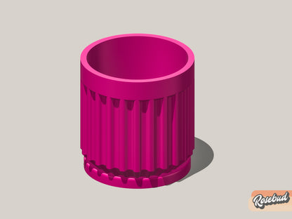 Rotunda Planter with Drainage and Drip Tray Included
