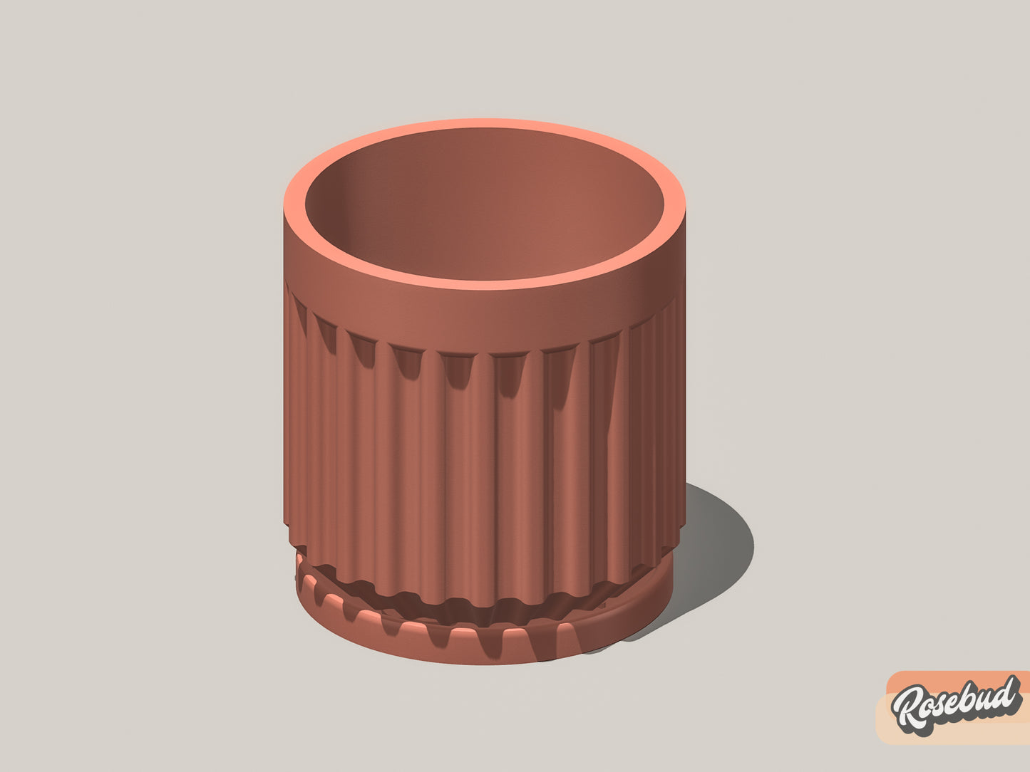 Rotunda Planter with Drainage and Drip Tray Included