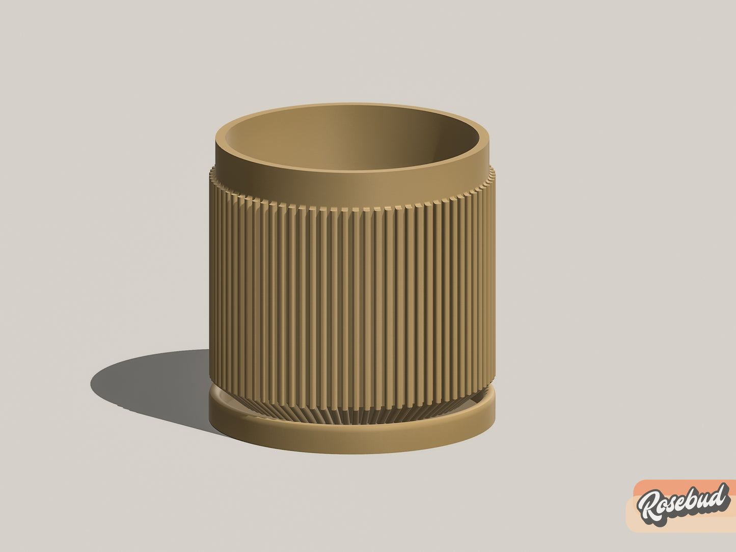 Cadence Planter with Drainage and Drip Tray